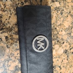 Michael Kors Wallet Signature Black Grey